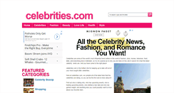 Desktop Screenshot of celebrities.com