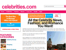 Tablet Screenshot of celebrities.com